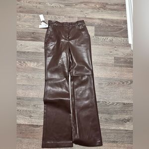 Babaton Publish pants. Size 2. Never worn. Brand new with tags. Vegan leather
